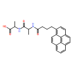 L-Alanine, N-[1-oxo-4-(1-pyrenyl)butyl]-L-alanyl-