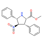 L-PROLINE, 4-NITRO-3,5-DIPHENYL-, METHYL ESTER, (3S,4R,5S)-