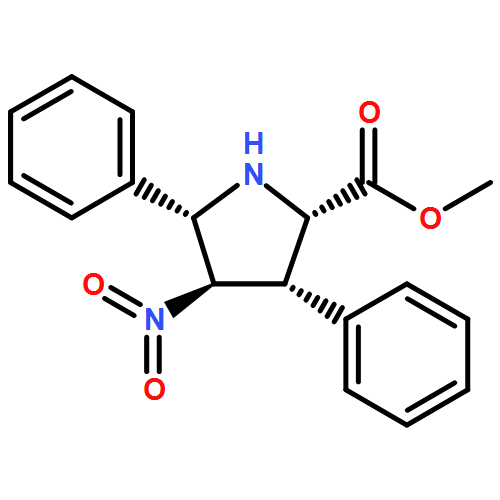 L-PROLINE, 4-NITRO-3,5-DIPHENYL-, METHYL ESTER, (3S,4R,5S)-