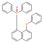 PHOSPHINE OXIDE, DIPHENYL[8-(PHENYLSELENO)-1-NAPHTHALENYL]-