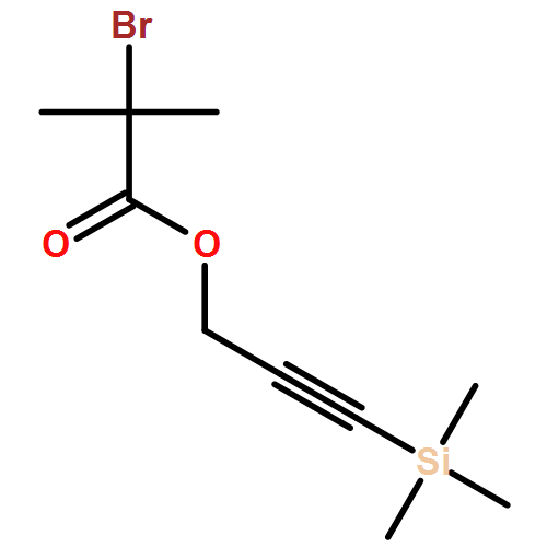 Propanoic acid, 2-bromo-2-methyl-, 3-(trimethylsilyl)-2-propyn-1-yl ester