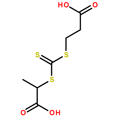 Propanoic acid, 2-[[[(2-carboxyethyl)thio]thioxomethyl]thio]-