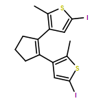 Thiophene, 3,3'-(1-cyclopentene-1,2-diyl)bis[5-iodo-2-methyl-