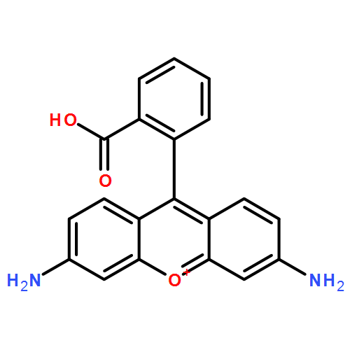 XANTHYLIUM, 3,6-DIAMINO-9-(2-CARBOXYPHENYL)-