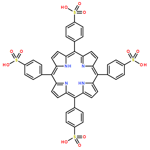 Benzenesulfonic acid, 4,4',4'',4'''-(21H,23H-porphine-5,10,15,20-tetrayl)tetrakis-