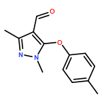 1H-Pyrazole-4-carboxaldehyde, 1,3-dimethyl-5-(4-methylphenoxy)-