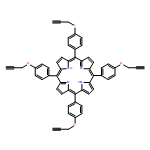 21H,23H-Porphine, 5,10,15,20-tetrakis[4-(2-propyn-1-yloxy)phenyl]-