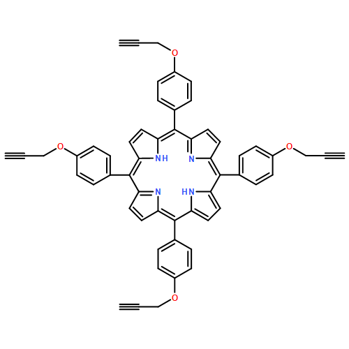 21H,23H-Porphine, 5,10,15,20-tetrakis[4-(2-propyn-1-yloxy)phenyl]-