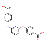 Benzoic acid, 4,4'-[2,6-pyridinediylbis(oxy)]bis- (9CI)