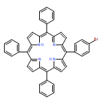 21H,23H-Porphine, 5-(4-bromophenyl)-10,15,20-triphenyl-