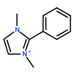 1H-Imidazolium, 1,3-dimethyl-2-phenyl-