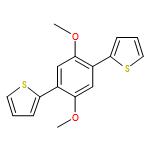 Thiophene, 2,2'-(2,5-dimethoxy-1,4-phenylene)bis-