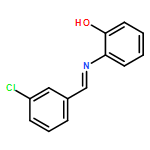 Phenol, 2-[[(3-chlorophenyl)methylene]amino]-