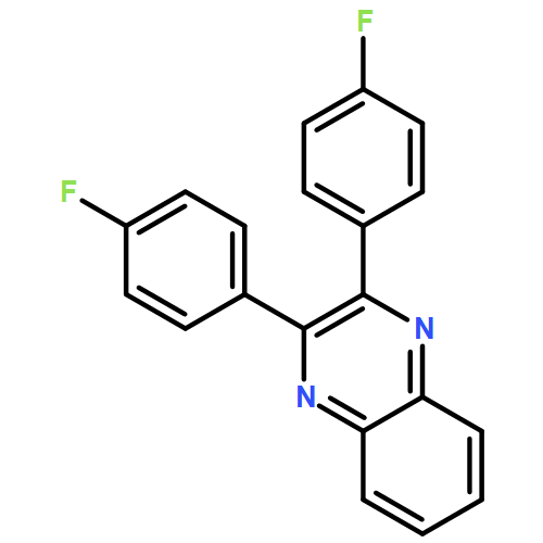 Quinoxaline, 2,3-bis(4-fluorophenyl)-