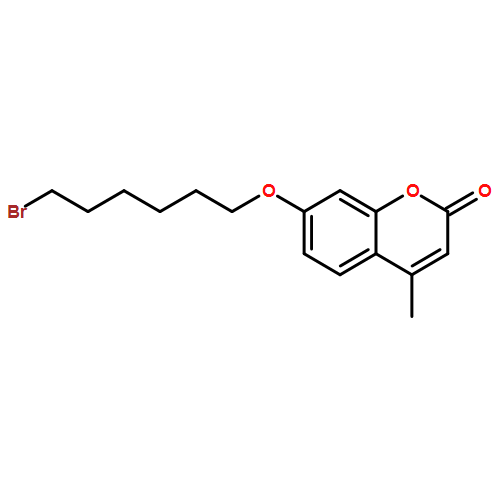 2H-1-Benzopyran-2-one, 7-[(6-bromohexyl)oxy]-4-methyl-