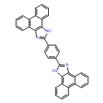 1H-Phenanthro[9,10-d]imidazole, 2,2'-(1,4-phenylene)bis-