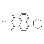 1H-Benz[de]isoquinoline-1,3(2H)-dione, 2-amino-6-(1-piperidinyl)-