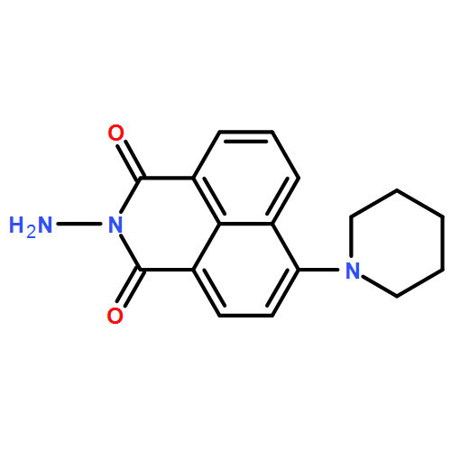 1H-Benz[de]isoquinoline-1,3(2H)-dione, 2-amino-6-(1-piperidinyl)-