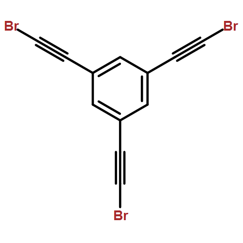 Benzene, 1,3,5-tris(2-bromoethynyl)-