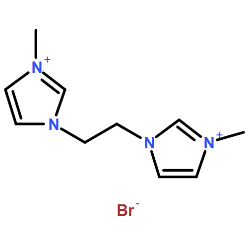 1H-Imidazolium, 1,1'-(1,2-ethanediyl)bis[3-methyl-, dibromide