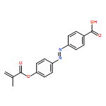 Benzoic acid, 4-[2-[4-[(2-methyl-1-oxo-2-propen-1-yl)oxy]phenyl]diazenyl]-