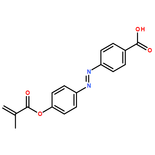 Benzoic acid, 4-[2-[4-[(2-methyl-1-oxo-2-propen-1-yl)oxy]phenyl]diazenyl]-