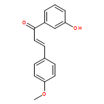 2-Propen-1-one, 1-(3-hydroxyphenyl)-3-(4-methoxyphenyl)-, (2E)-