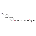 2-Propenoic acid, 8-[(4'-cyano[1,1'-biphenyl]-4-yl)oxy]octyl ester 