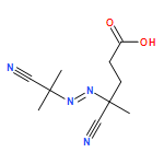 Pentanoic acid, 4-cyano-4-[2-(1-cyano-1-methylethyl)diazenyl]-