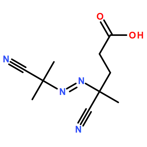 Pentanoic acid, 4-cyano-4-[2-(1-cyano-1-methylethyl)diazenyl]-