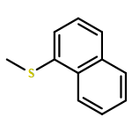 Naphthalene, 1-(methylthio)-