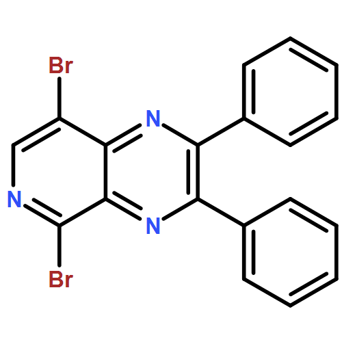 Pyrido[3,4-b]pyrazine, 5,8-dibromo-2,3-diphenyl-