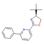 Pyridine, 2-[(4S)-4-(1,1-dimethylethyl)-4,5-dihydro-2-oxazolyl]-6-phenyl-