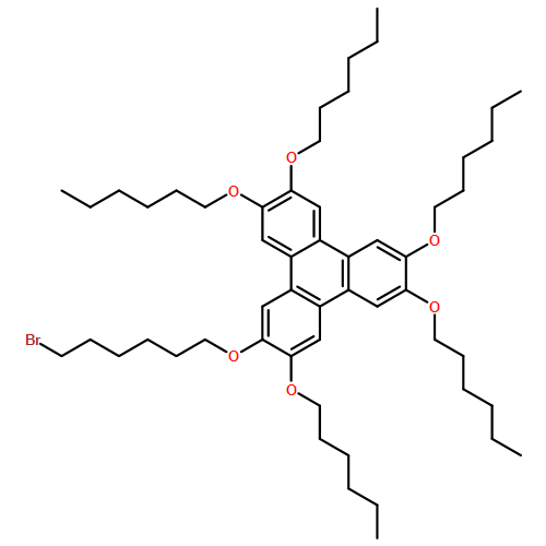 Triphenylene, 2-[(6-bromohexyl)oxy]-3,6,7,10,11-pentakis(hexyloxy)-