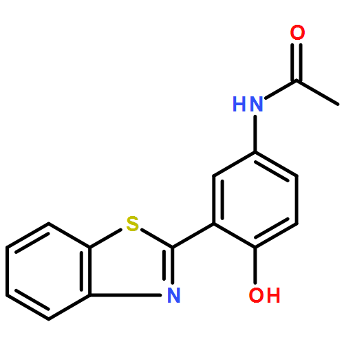 Acetamide, N-[3-(2-benzothiazolyl)-4-hydroxyphenyl]-