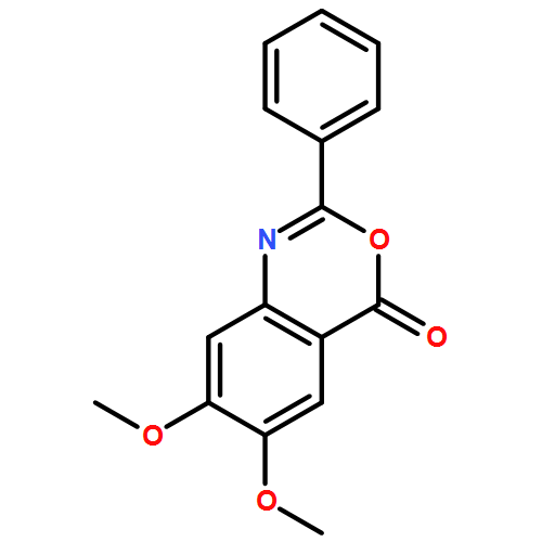 4H-3,1-Benzoxazin-4-one, 6,7-dimethoxy-2-phenyl-