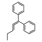 Benzene, 1,1'-(1,2-pentadienylidene)bis-