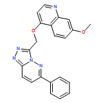 Quinoline, 7-methoxy-4-[(6-phenyl-1,2,4-triazolo[4,3-b]pyridazin-3-yl)methoxy]-