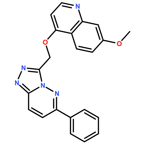 Quinoline, 7-methoxy-4-[(6-phenyl-1,2,4-triazolo[4,3-b]pyridazin-3-yl)methoxy]-