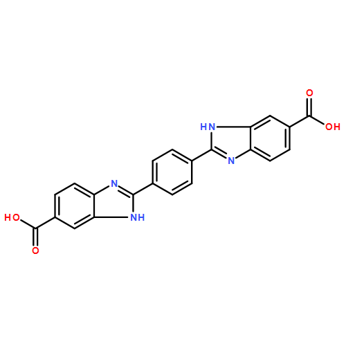 1H-Benzimidazole-5-carboxylic acid, 2,2'-(1,4-phenylene)bis-