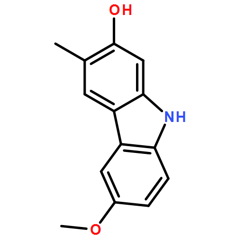 9H-Carbazol-2-ol, 6-methoxy-3-methyl-