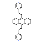 Pyridine, 4,4'-(9,10-anthracenediyldi-2,1-ethenediyl)bis-