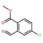 Benzoic acid, 4-chloro-2-formyl-, methyl ester