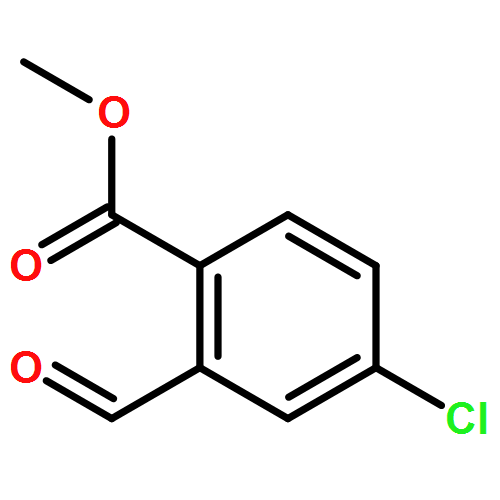 Benzoic acid, 4-chloro-2-formyl-, methyl ester