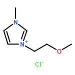 1H-Imidazolium, 1-(2-methoxyethyl)-3-methyl-, chloride