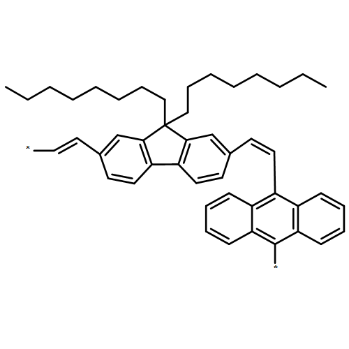 Poly[9,10-anthracenediyl-1,2-ethenediyl(9,9-dioctyl-9H-fluorene-2,7-diyl
)-1,2-ethenediyl]