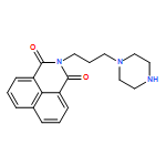 1H-Benz[de]isoquinoline-1,3(2H)-dione, 2-[3-(1-piperazinyl)propyl]-