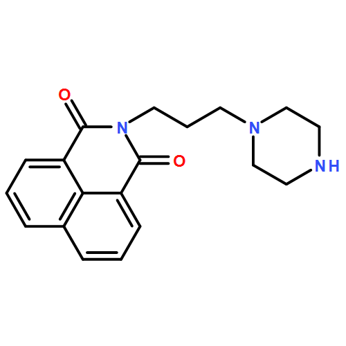 1H-Benz[de]isoquinoline-1,3(2H)-dione, 2-[3-(1-piperazinyl)propyl]-