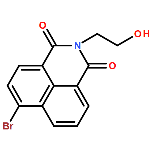 1H-Benz[de]isoquinoline-1,3(2H)-dione, 6-bromo-2-(2-hydroxyethyl)-