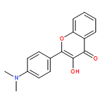 4H-1-Benzopyran-4-one, 2-[4-(dimethylamino)phenyl]-3-hydroxy-